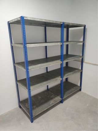 Estantería metálica de balda grande (3 modulos)