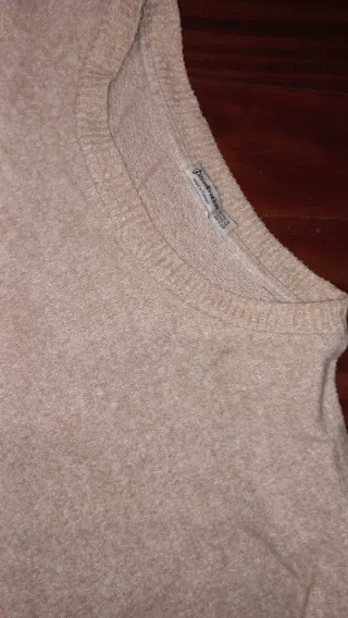 Jersey beige suave oversice