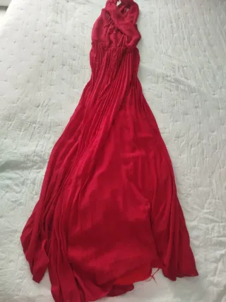 Vestido fiesta rojo talla 36-38