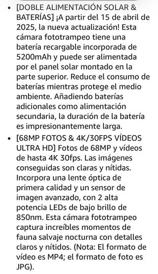 Cámara de caza Ceyomur