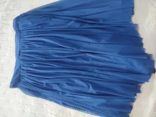 Vestido fiesta azul y negro Talla S