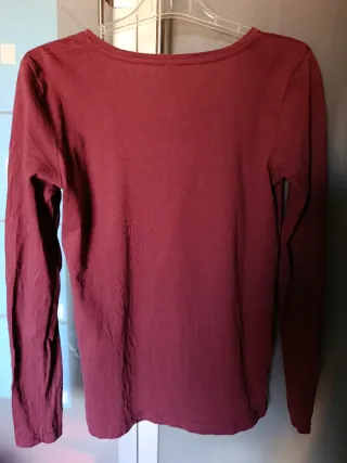 Camiseta burdeos gato XS