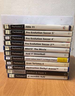 PS2 Juegos  en español y completos desde 4€