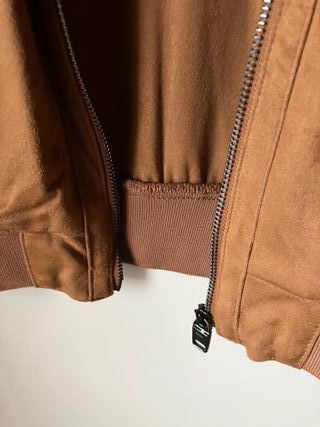 Cazadora Bomber Antelina Marrón