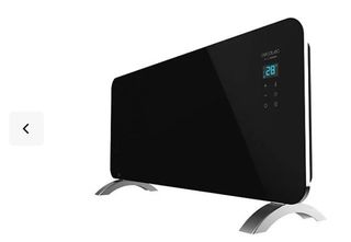 Calentador digital de cristal negro