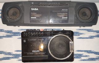 Radiograbadora SABA y Philips para piezas