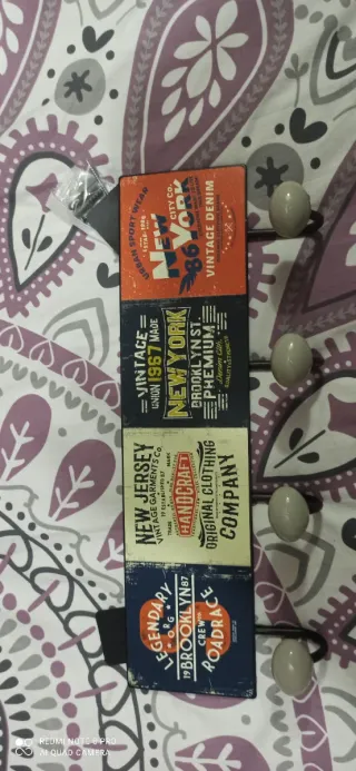 Percha decorativa estilo vintage