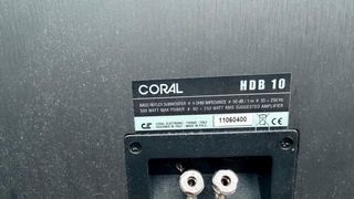 Subwoofer Coral Nero