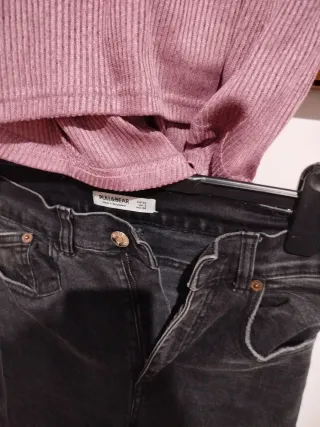 Set maglia rosa only e jeans neri