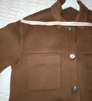 Abrigo paño Yerse Marrón Chocolate Talla XL ,XXL