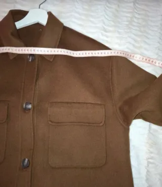 Abrigo paño Yerse Marrón Chocolate Talla XL ,XXL
