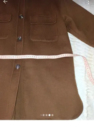 Abrigo paño Yerse Marrón Chocolate Talla XL ,XXL