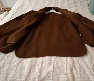 Abrigo paño Yerse Marrón Chocolate Talla XL ,XXL