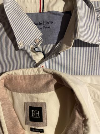 Lote 7 Camisas XL Tommy Hilfiger, CIE, Massimo Dut