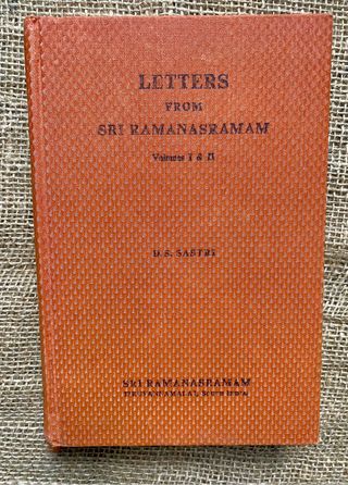 Libro India / letters from Sri Ramanasramam