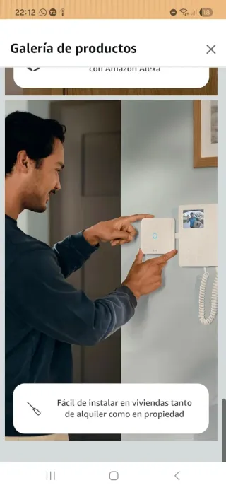 Ring Intercom Caja Marrón