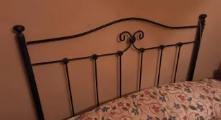 Cabecero de forja negro