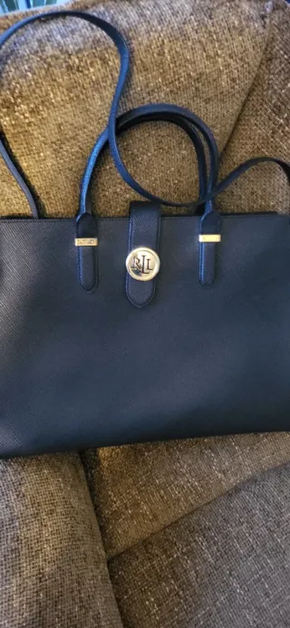 Bolso Ralph Lauren Piel Negro