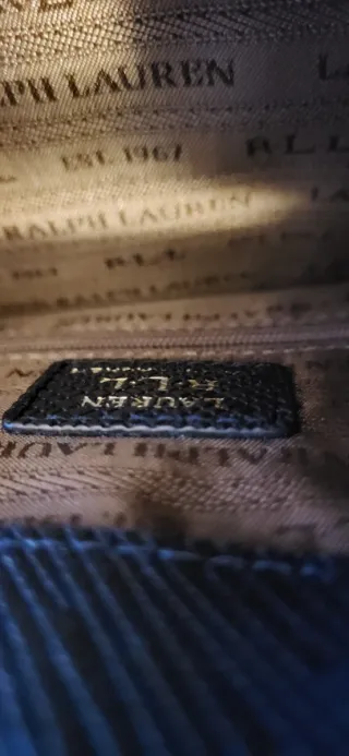 Bolso Ralph Lauren Piel Negro