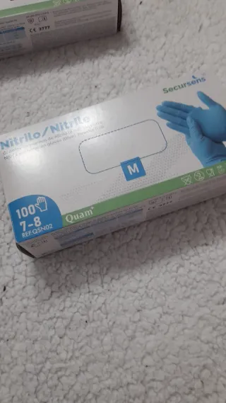 Guantes Nitrilo Secursens Talla M (100 uds)
