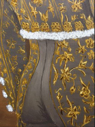 Cuadro Torero Acrílico Dorado