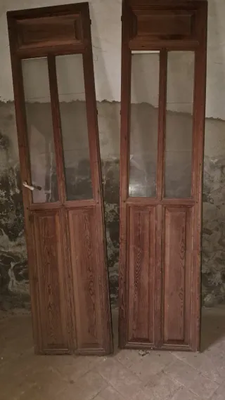Puertas antiguas madera maciza – 215 x 55 cm