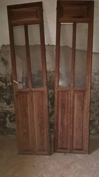Puertas antiguas madera maciza – 215 x 55 cm