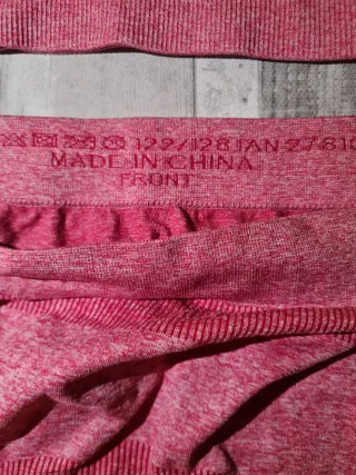 Conjunto térmico deportivo niña 6 ó 7 años