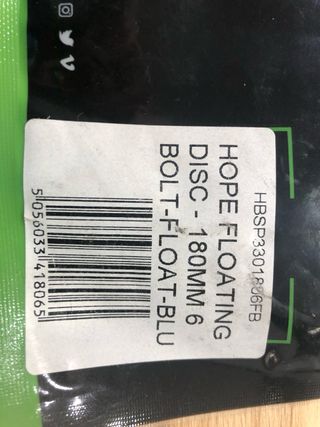 Discos de freno Hope MTB