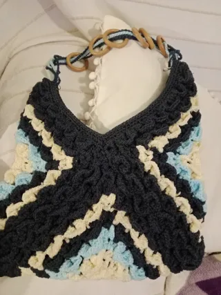 Bolso tejido artesanal