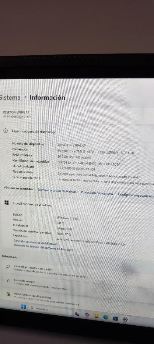 HP EliteDesk 800 G1 Ordenador Sobremesa afbeelding 6