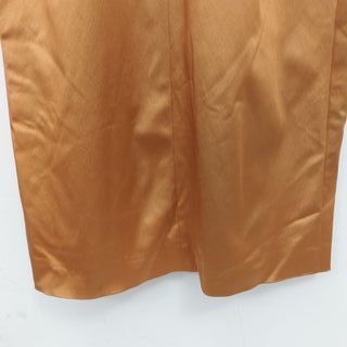 Ter et Bantine mini abito smanicato in raso bronzo