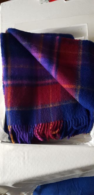 Coperta in lana a quadri