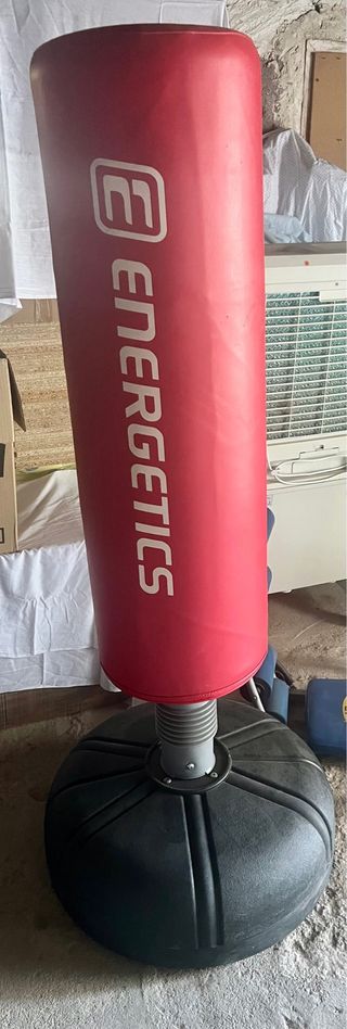 Saco de boxeo Energetics rojo