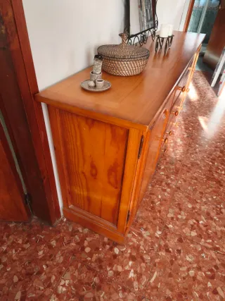 Mueble comedor rústico madera