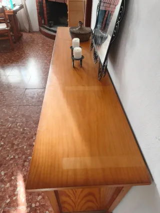 Mueble comedor rústico madera