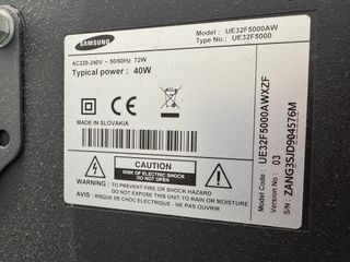 Televisor Samsung 32”UE32F5000AWXZF - Como Nuevo