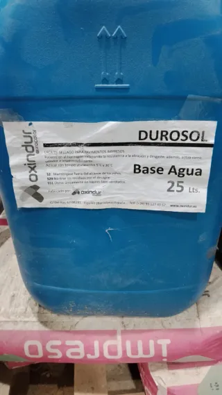 Resina para hormigón impreso