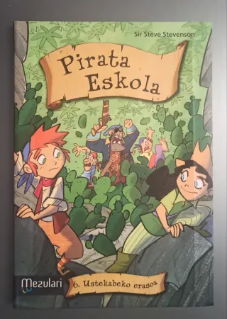 Pirata Eskola 5 y 6 – Lote 2 libros en euskera