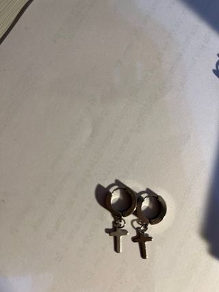 Pendientes Lotus Silver Cruces
