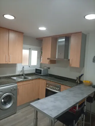 Cocina completa madera y metal