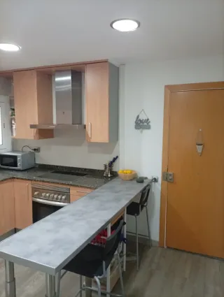 Cocina completa madera y metal