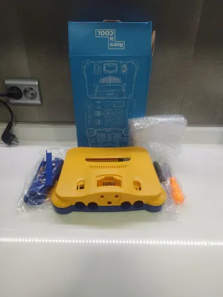 Carcasa Nintendo 64 Amarilla/Azul Nueva