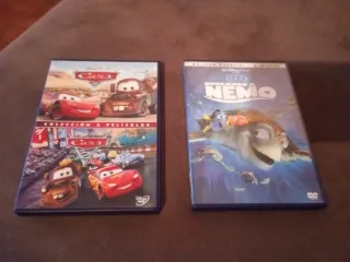 DVD Cars Colección 2 Películas y Buscando a Nemo
