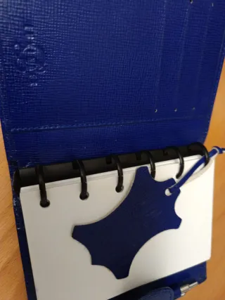 Libreta/Agenda/Tarjetero Luxindex Azul