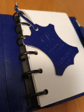 Libreta/Agenda/Tarjetero Luxindex Azul