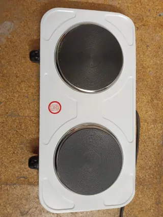 Estufa eléctrica doble