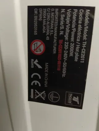 Estufa eléctrica doble