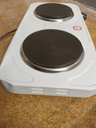 Estufa eléctrica doble