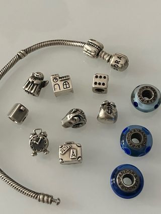 Pulsera Pandora Plata Ley Charms
